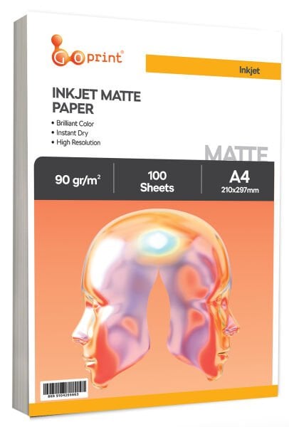 Goprint Mat Fotoğraf Kağıdı A4 90gr 100 yaprak