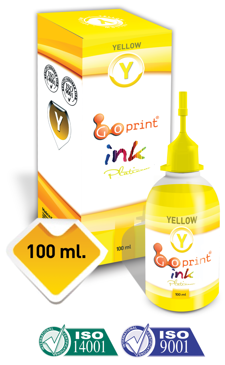 Süblimasyon Mürekkebi Sarı (Yellow) 100ml