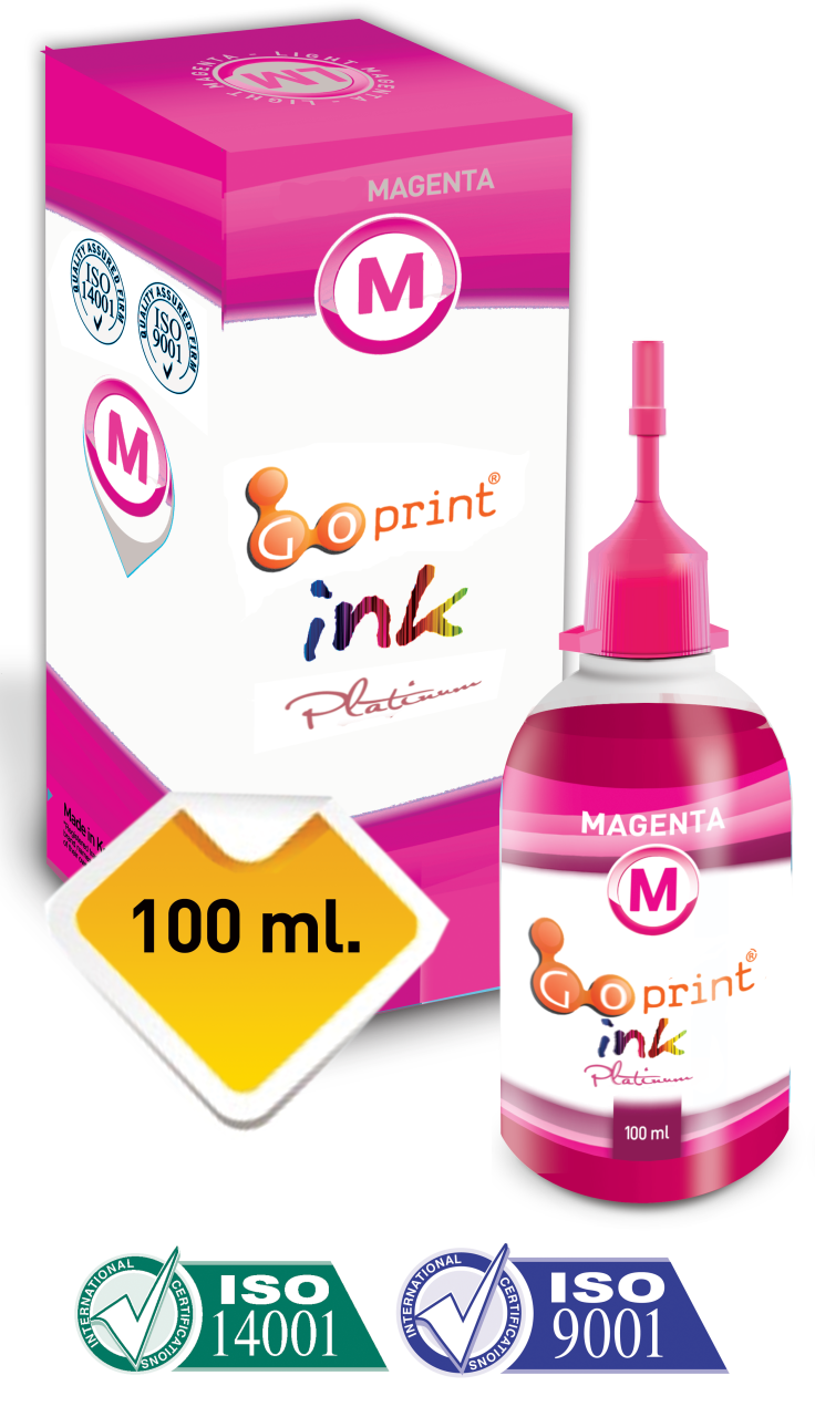 Süblimasyon Mürekkebi Kırmızı (Magenta) 100ml