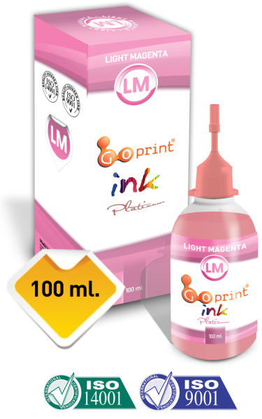 Süblimasyon Mürekkebi Açık Kırmızı (Light Magenta) 100ml