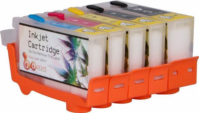 Canon PGI 5BK CLI-8 Serisi Kolay Dolum Kartuşları(5' li) - Auto-Reset Çipli