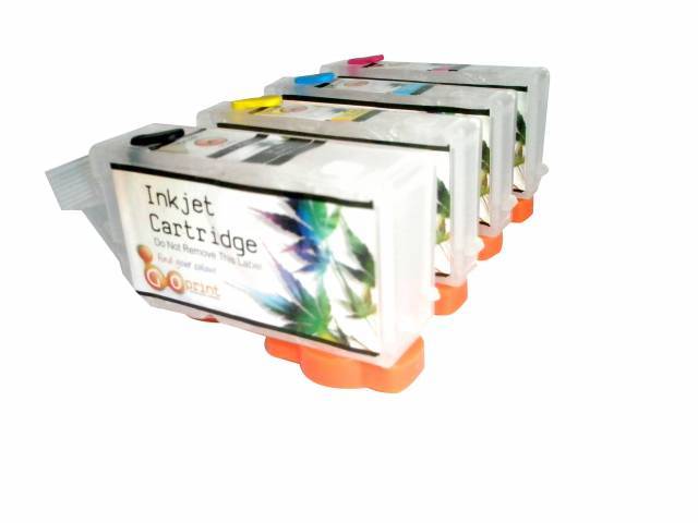 Canon PGI 5BK CLI-8 Serisi Kolay Dolum Kartuşları(4' lü) - Auto-Reset Çipli