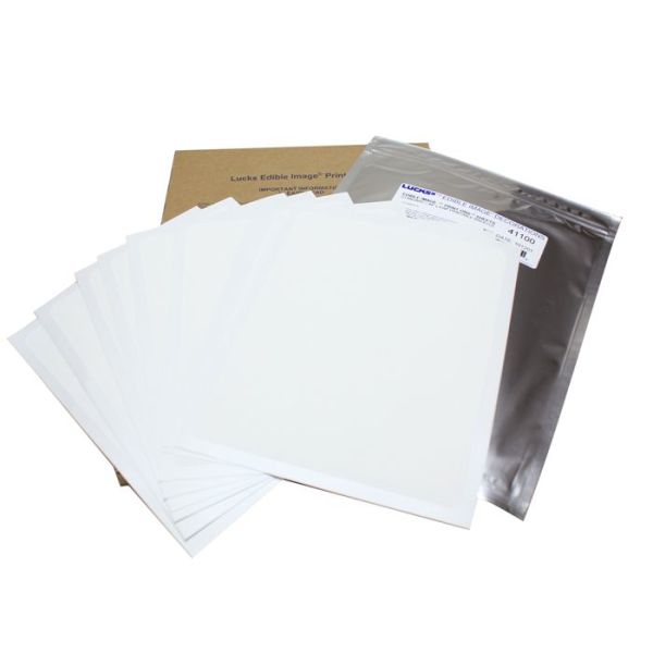 LUCKS EDIBLE IMAGE PRINT-ONS SHEETS (YENİLEBİLİR PASTA RESİM KAĞIDI) 24 Adet