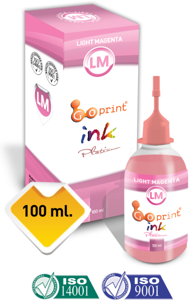 Epson T6736 Uyumlu Light Magenta UV (Solmayan) Goprint Yazıcı Mürekkebi 100 ml