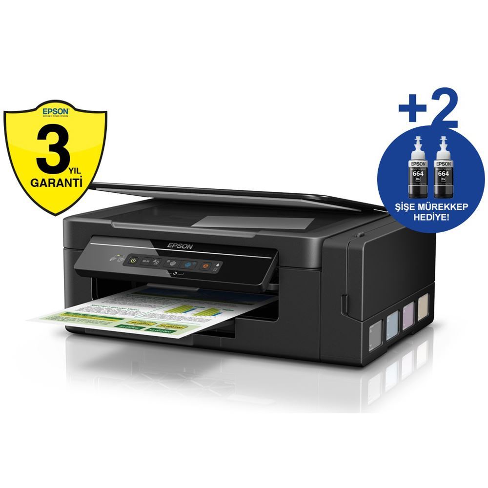EPSON L3060 ECOTANK FOTOKOPİ,TARAYICI, WİFİ MÜREKKEP TANKLI YAZICI (C11CF47403)