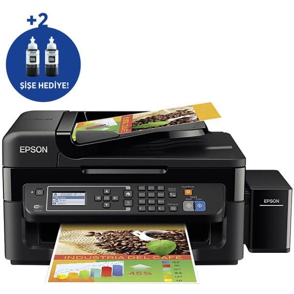 EPSON L565 FOTOKOPİ,TARAYICI,FAKS Wİ-Fİ MÜREKKEP TANKLI YAZICI (C11CE53401)