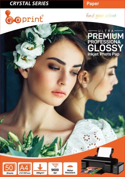 Goprint Crystal Serisi Parlak A4 Fotoğraf Kağıdı 280gr 50 Yaprak