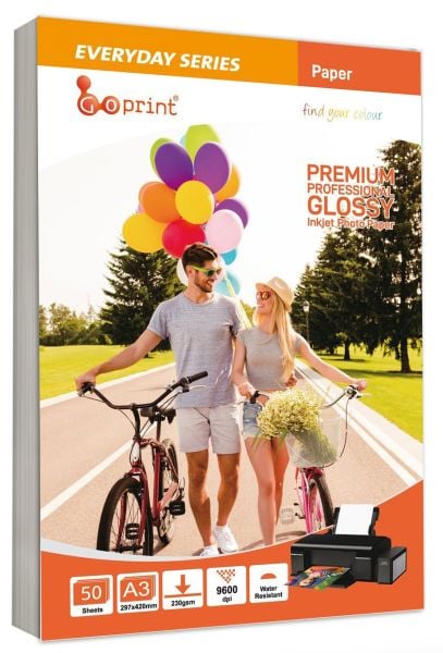 Goprint EVERYDAY Serisi Parlak A3 Fotoğraf Kağıdı 230gr 50 Yaprak