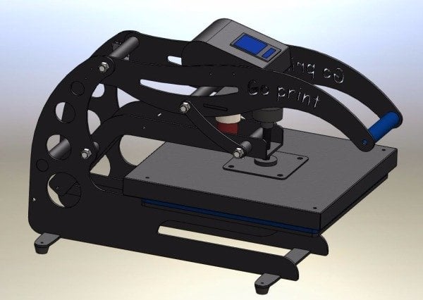 40x50cm Düz Transfer Baskı Presi GP4006C