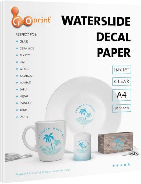 Goprint Inkjet Açık Zemin Sulu Transfer Kağıdı A4 20 yaprak