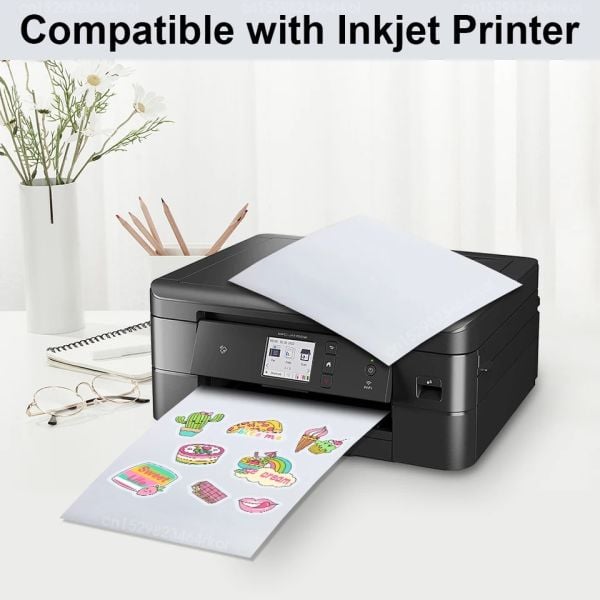 Goprint Inkjet Mat Metalik PP Plastik Etiket  A4 20 yaprak 80 micron