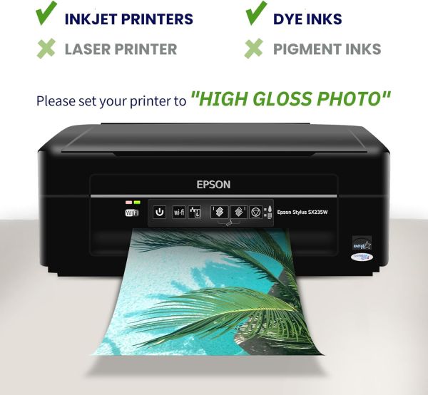 1 Koli Goprint Inkjet Parlak Fotoğraf Kağıdı A4 120gr, 100 Yaprak