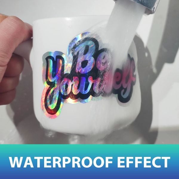 Goprint Inkjet Hologram Metalik PP Plastik Etiket  A4 20 yaprak 80 micron