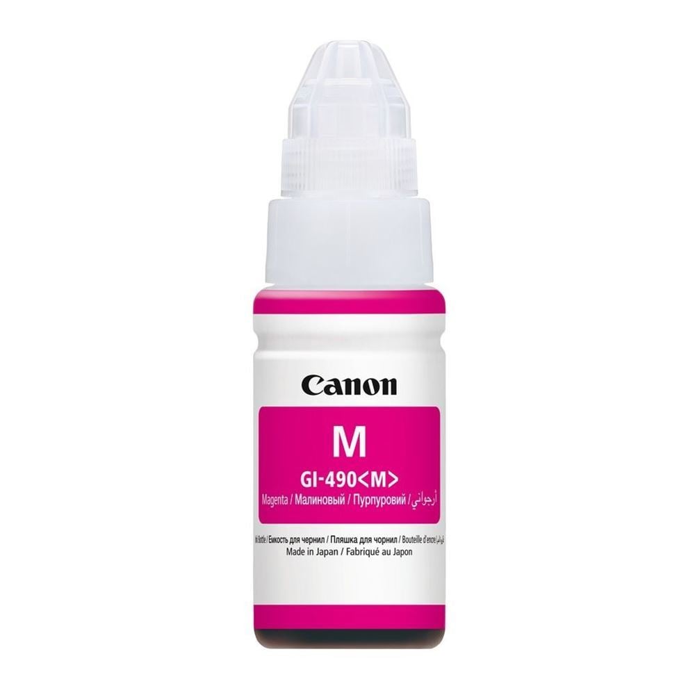 Canon 0665C001 GI-490M Kırmızı Mürekkep Şişesi 7000 Sayfa 70 ml
