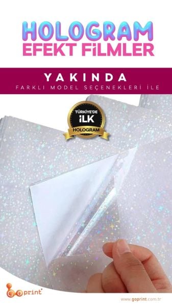 Star II Hologram Kaplama Filmi A4 20 yaprak