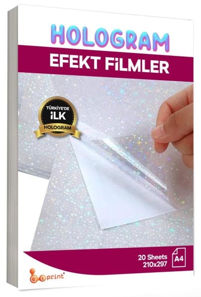 Star II Hologram Kaplama Filmi A4 20 yaprak