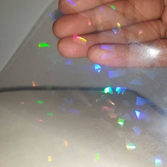 Broken Glass Hologram Kaplama Filmi A4 20 yaprak