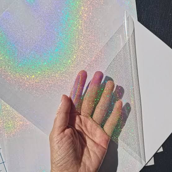 Glitter Star (Sand Star) Hologram Kaplama Filmi A4 20 yaprak
