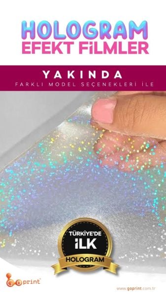 Sequins Hologram Kaplama Filmi A4 20 yaprak