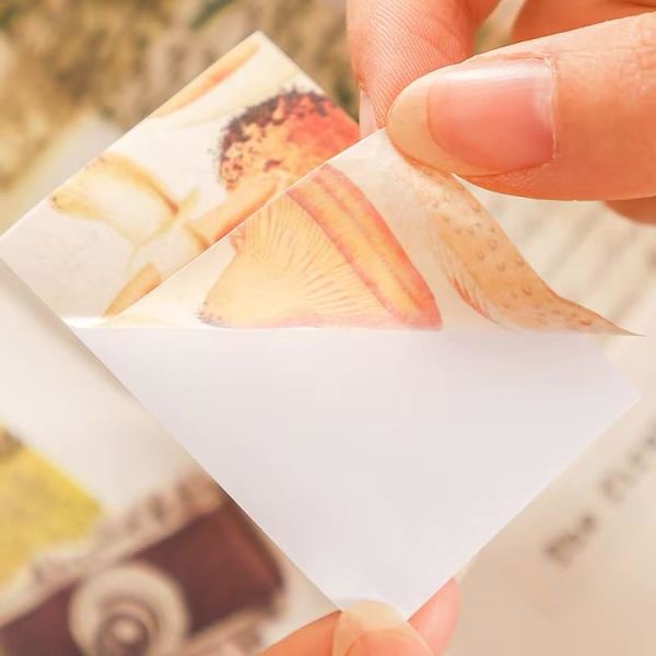 Goprint Japon Vintage Yarı Saydam Sticker A4 20 yaprak