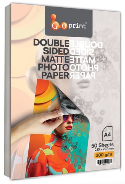 Goprint Çift Taraflı Mat Fotoğraf Kağıdı A4 300gr 50 yaprak
