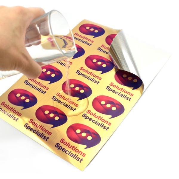 Goprint Inkjet Fırçalı Altın Sticker PP Plastik Etiket A4 20 yaprak 80 micron