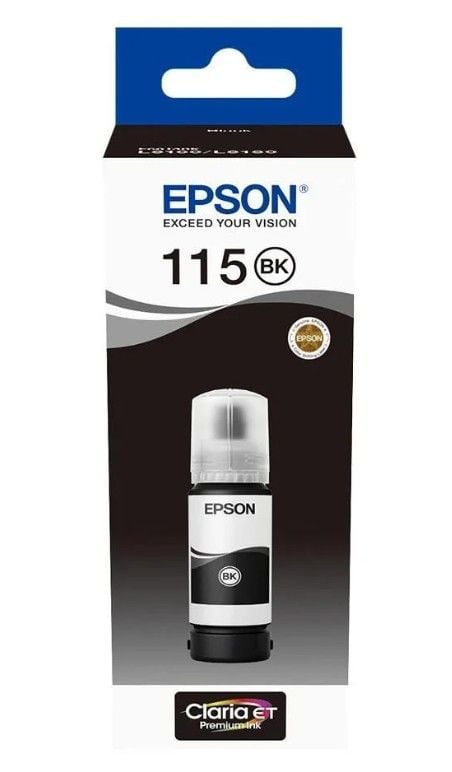 EPSON 115 SİYAH MÜREKKEP KARTUŞU(C13T07C14A)