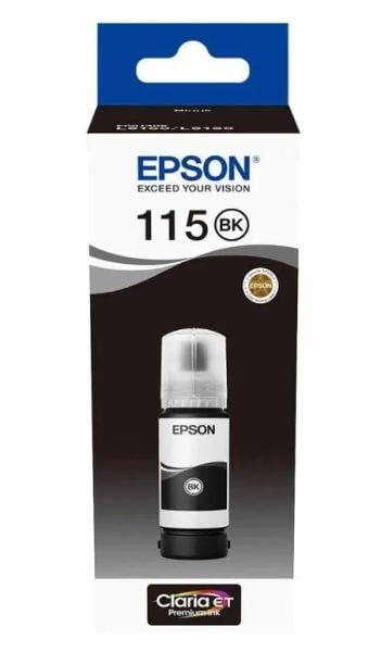 EPSON 115 SİYAH MÜREKKEP KARTUŞU(C13T07C14A)