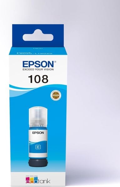 EPSON 108 MAVİ MÜREKKEP KARTUŞU (C13T09C24A)