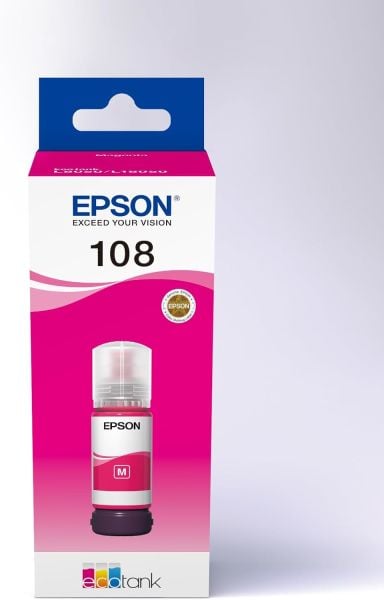 EPSON 108 KIRMIZI MÜREKKEP KARTUŞU (C13T09C34A)
