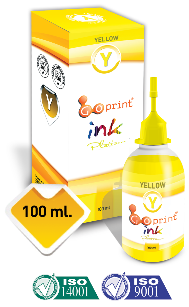 Brother  BTD100Y Uyumlu Sarı (Yellow) Mürekkep 100ml