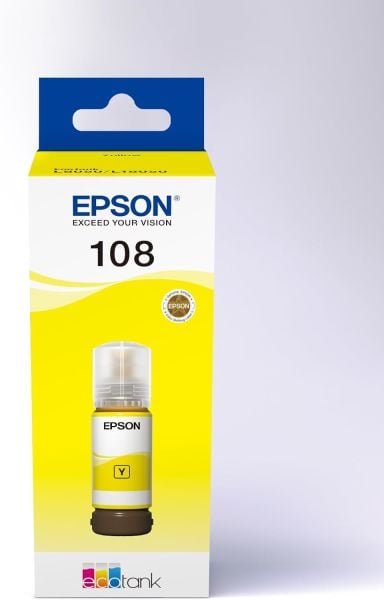 EPSON 108 SARI MÜREKKEP KARTUŞU (C13T09C44A)