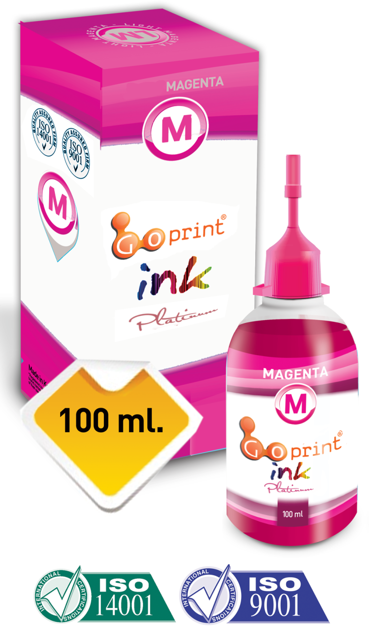 Brother  BT5000M Uyumlu Kırmızı (Magenta) Mürekkep 100ml