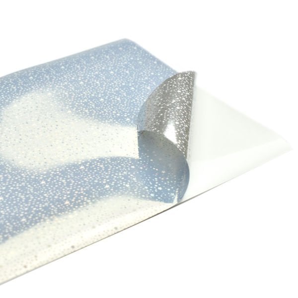 Goprint Inkjet STAR Gümüş Holografik Vinil Sticker PP Plastik Etiket A4 20 yaprak 80 micron