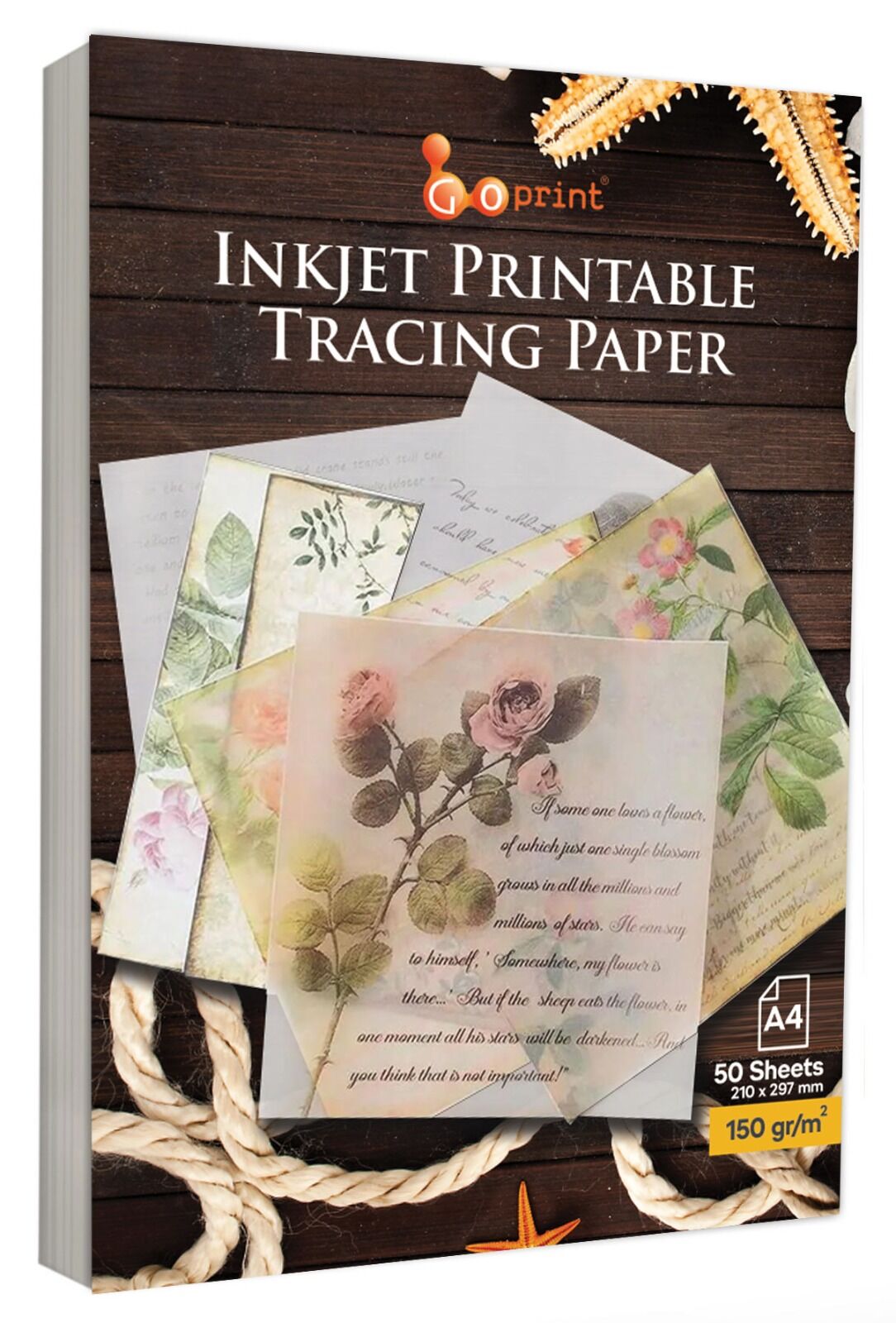 Goprint Inkjet Aydınger Kağıdı A4 150 gr 50 Yaprak