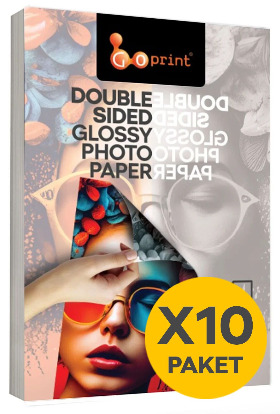 10 Paket Goprint Çift Taraflı Parlak Fotoğraf Kağıdı A3 260gr 50 yaprak