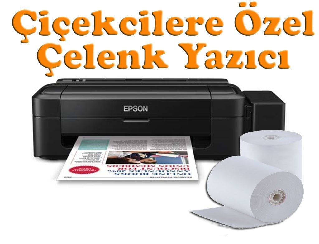 Epson L130 Çiçekcilere Özel Çelenk Yazıcı - 2 Adet Rulo Kağıt Hediye!