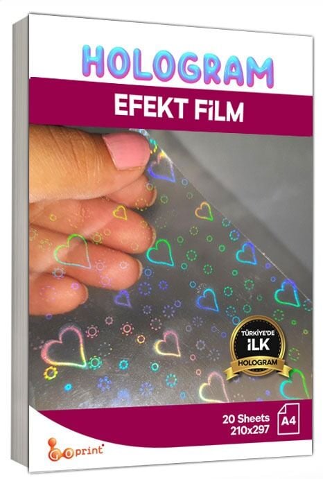 Love Hologram Kaplama Filmi A4 20 yaprak