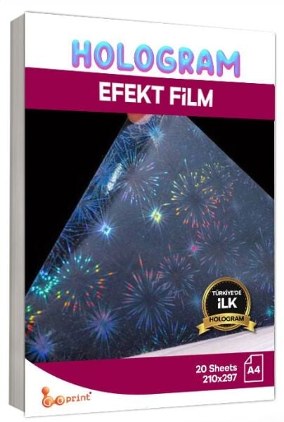 Fireworks Hologram Kaplama Filmi A4 20 yaprak