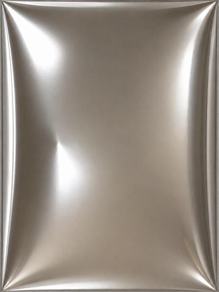 Goprint Eco Solid Serisi Yapışkanlı Vinil Silver 25x30.5 cm