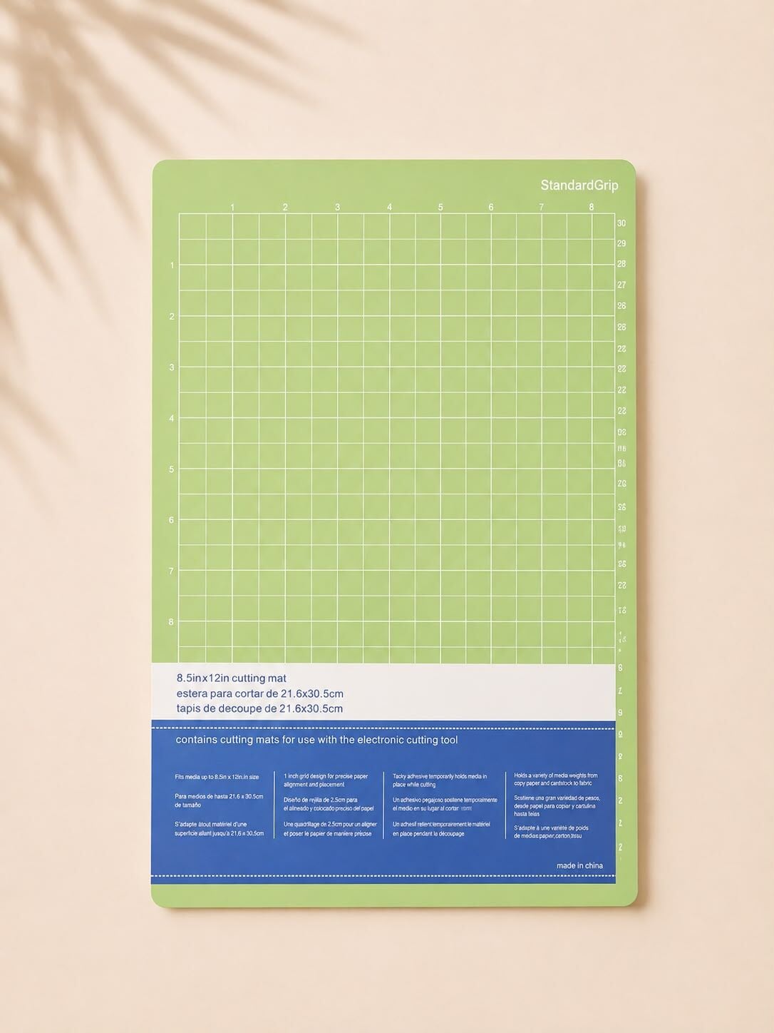 Goprint Kesim Matı – Cricut Joy Xtra Uyumlu 8.5 × 12” StandardGrip Yeşil