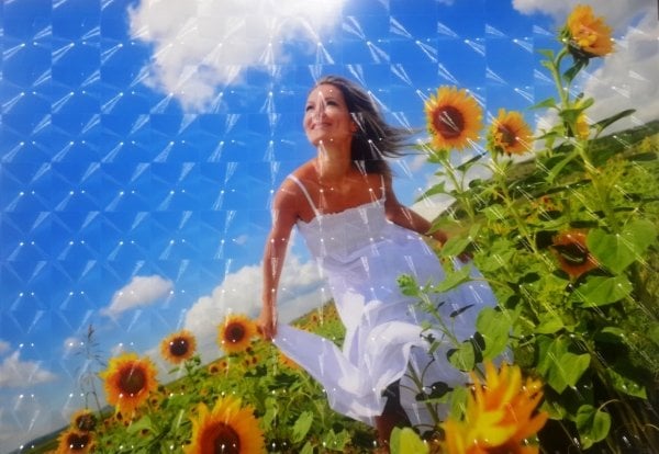 3D Film A4 Kedi Gözü Fotoğraf Özel Efekt Film