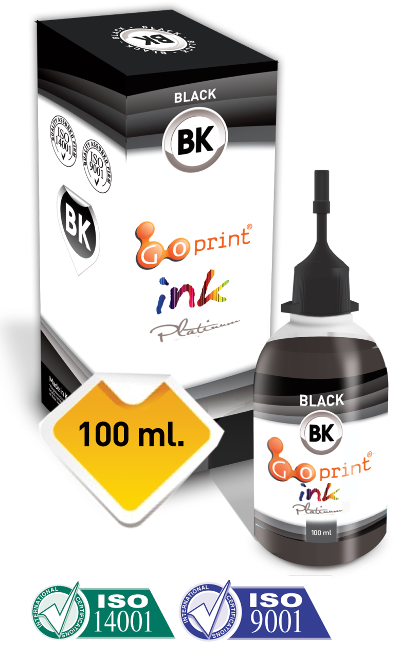 Canon PGI-550 Pigment Black Uyumlu Goprint Yazıcı Mürekkebi 100ml