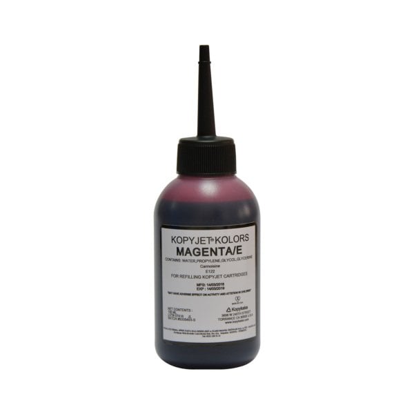 KOPYJET KOLORS KIRMIZI M GIDA MÜREKKEBİ 80 ml (Epson-Canon Tanklı Yazıcı İçin)