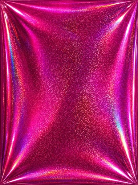 Goprint Pet Hologram Serisi Iron-On Dark Pink with Dot HTV – Isı Transfer Vinili 25x30.5 cm