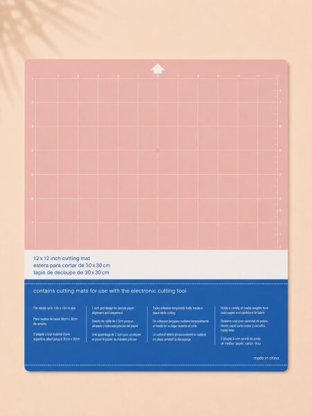 Goprint® FabricGrip Kesim Matı – Silhouette Cameo Uyumlu | 12 × 12'' Pink
