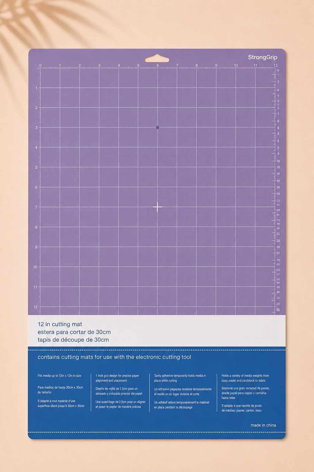 Goprint® StrongGrip Kesim Matı – Silhouette Cameo Uyumlu | 12 × 24'' Purple