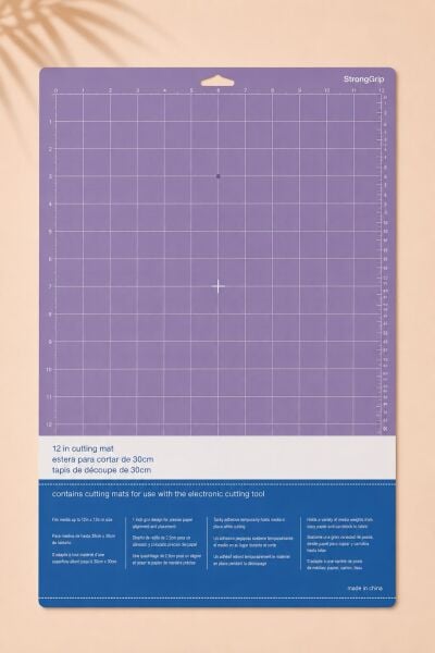 Goprint® StrongGrip Kesim Matı – Silhouette Cameo Uyumlu | 12 × 24'' Purple