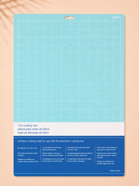 Goprint® LightGrip Kesim Matı – Silhouette Cameo Uyumlu | 12 × 24'' Light Blue
