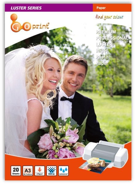 Goprint Luster Serisi Ultra Premium Mat A3 29,7x42 cm Fotoğraf Kağıdı 270gr 20 Yaprak